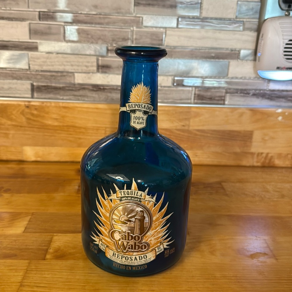 Cabo Wabo empty bottle